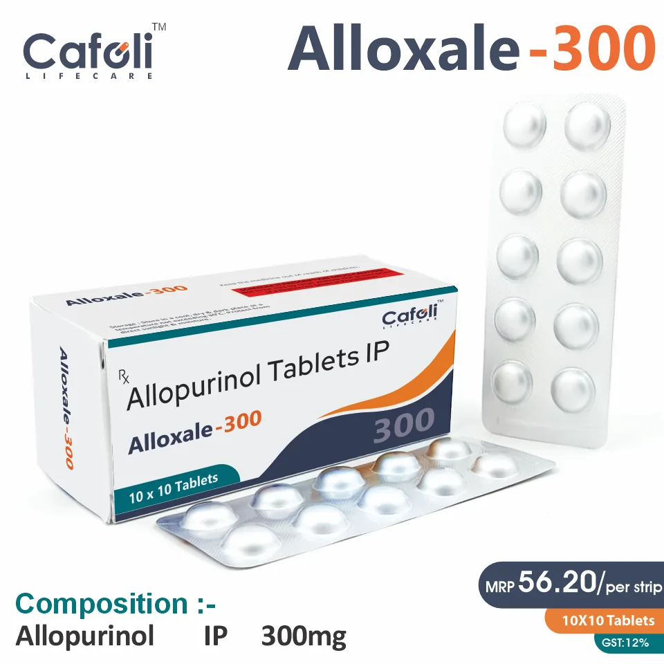 Allopurinol 300mg Tablet at Best Price in PCD Pharma Franchise for Metabolic Disorders and Gout Management, Uric Acid Reduction